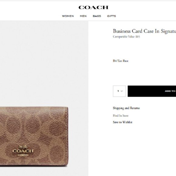 $98 *NEW* COACH Crosby Turnlock Driver In Signat - Picture 8 of 12